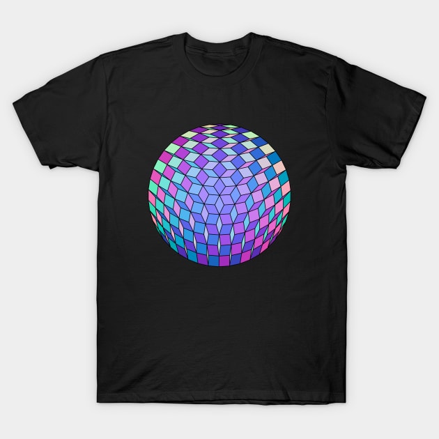 Fresh Cube Ball 42 T-Shirt by Girih